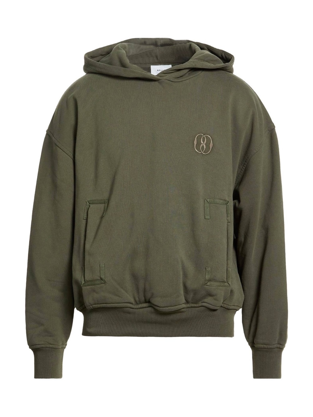 Bally Olive Green Crewneck Hoodie